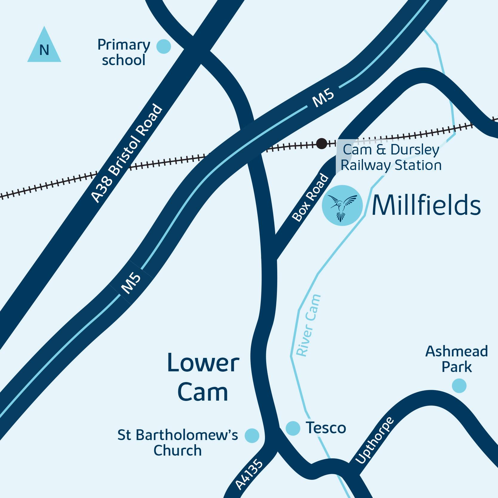 Development map for millfields